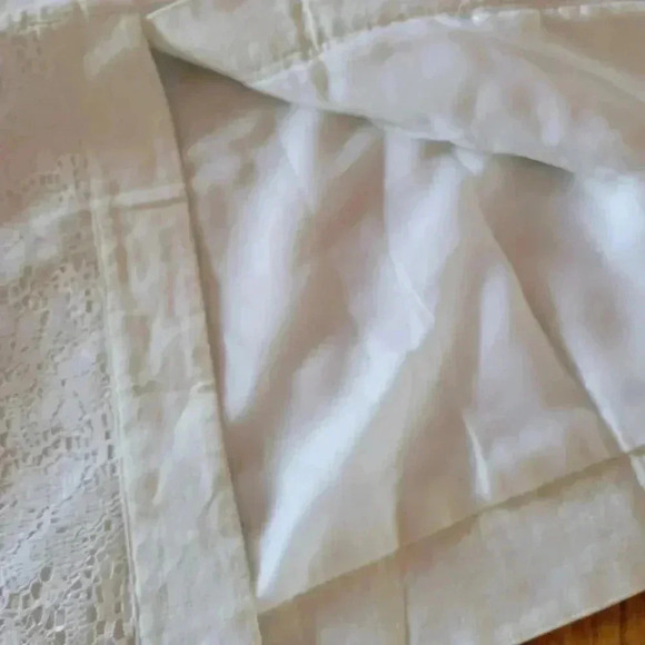 Vintage Alexander Bartlett Linen &Rayon  Jacket overlay Lace Large - Picture 8 of 10